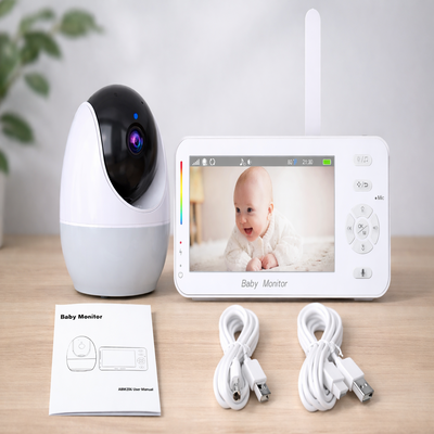 video babyphones vision nocturne avec cable de type C